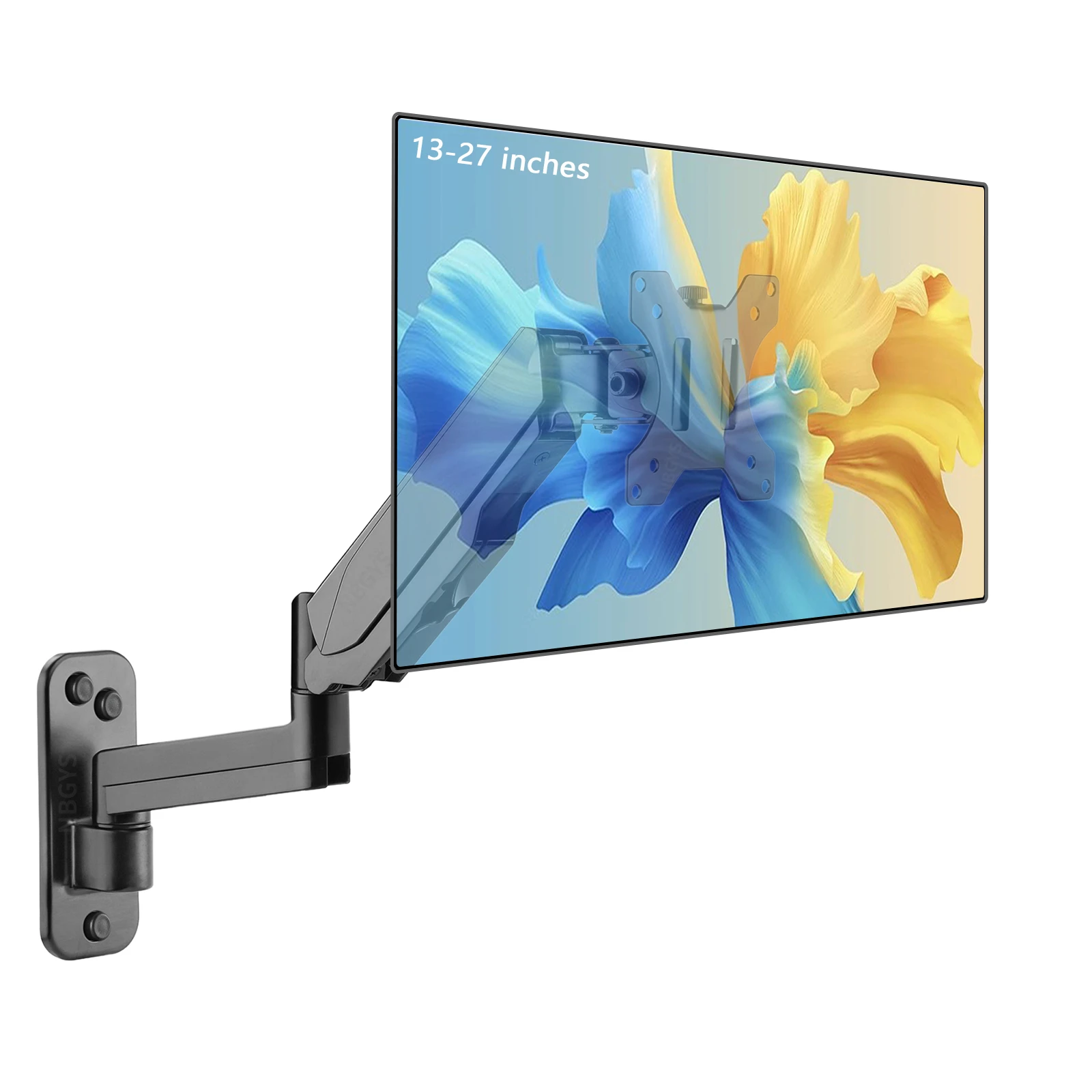 

Wall-Mounted Adjustable Computer Height Adjusting Monitor Support Arm E-Sports Desktop Single Screen Riser Base