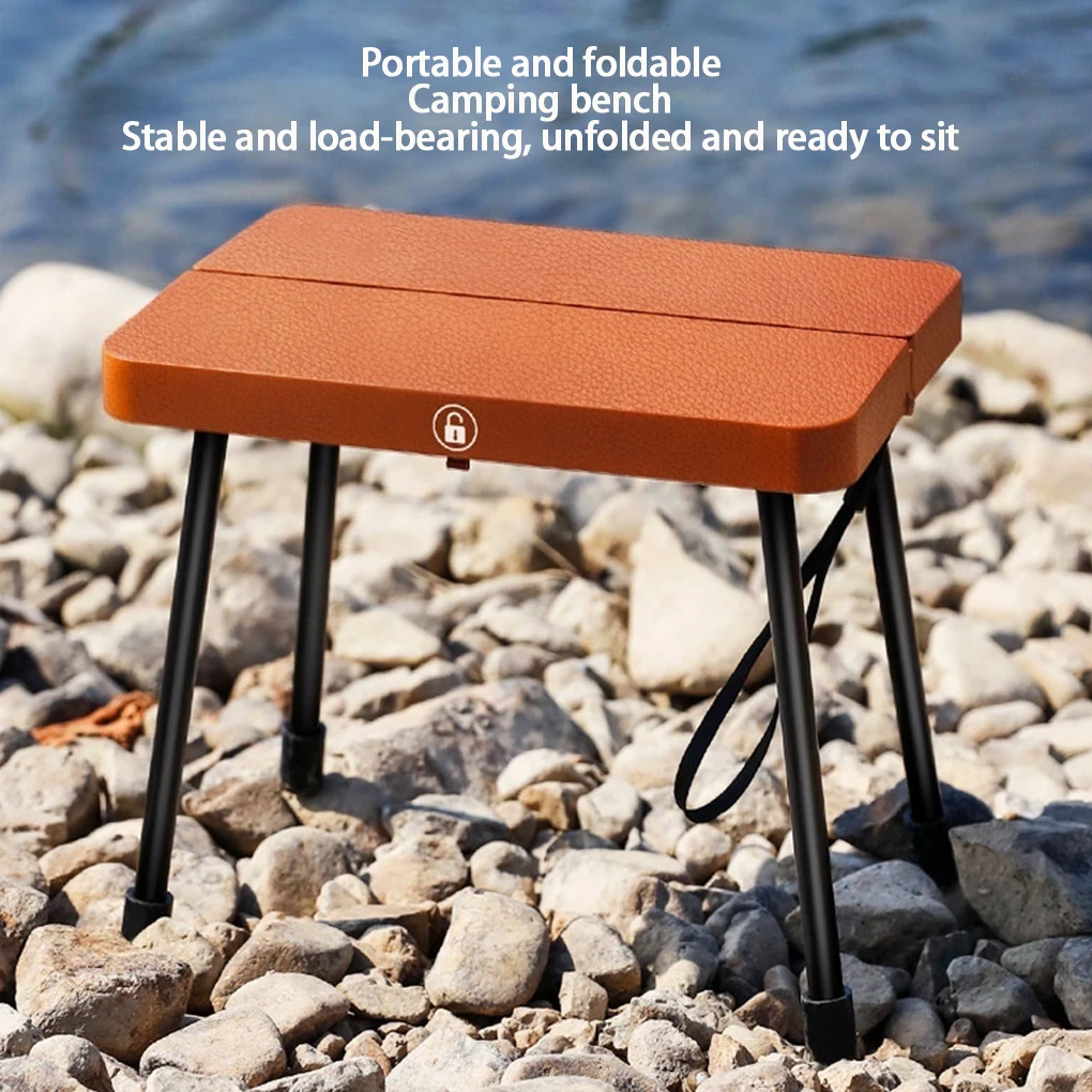 Taburetes plegables pequeños y ligeros, taburete portátil para acampar al aire libre, taburetes pequeños plegables para sentarse en el jardín, playa, senderismo, barbacoa