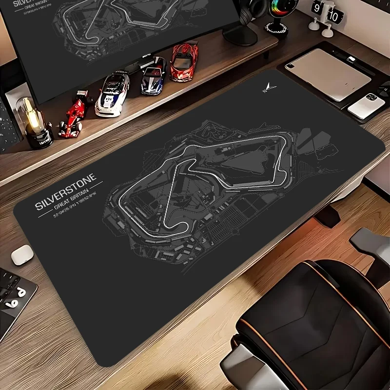 

Коврик для мыши Racing Circuit, большой спортивный автомобильный коврик для мыши, милый настольный коврик, расширенные коврики для игровой клавиатуры, большой коврик для геймерской мыши XXL 90x40