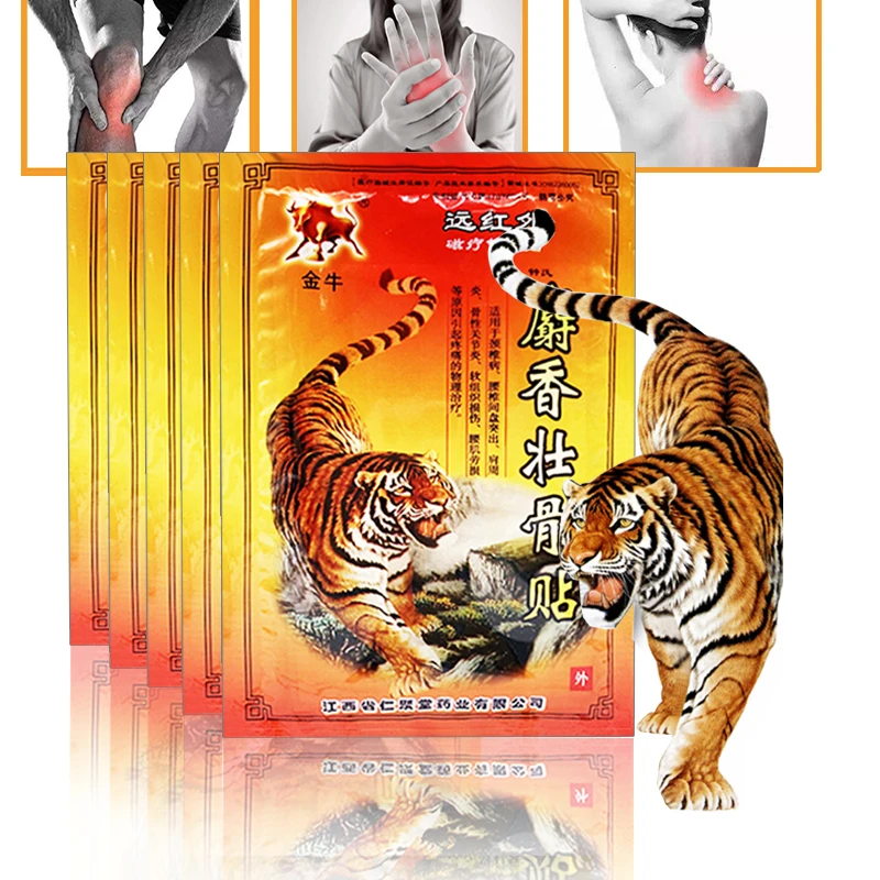 Tiger Balm Pain Relief Patch Chinese Medicin Treat Rheumatoid Arthritis Cervical Lumbar Spine Joint Sprain Sticker Free Shipping