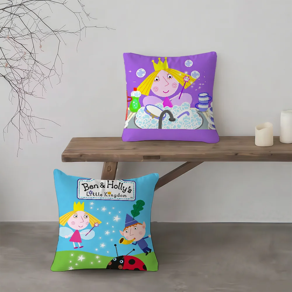 cushion cover Fashionable Style pillowcase Comfortable Cartoon sofa Little Bedroom Kingdom B-Ben Personalized Hollys Decoration