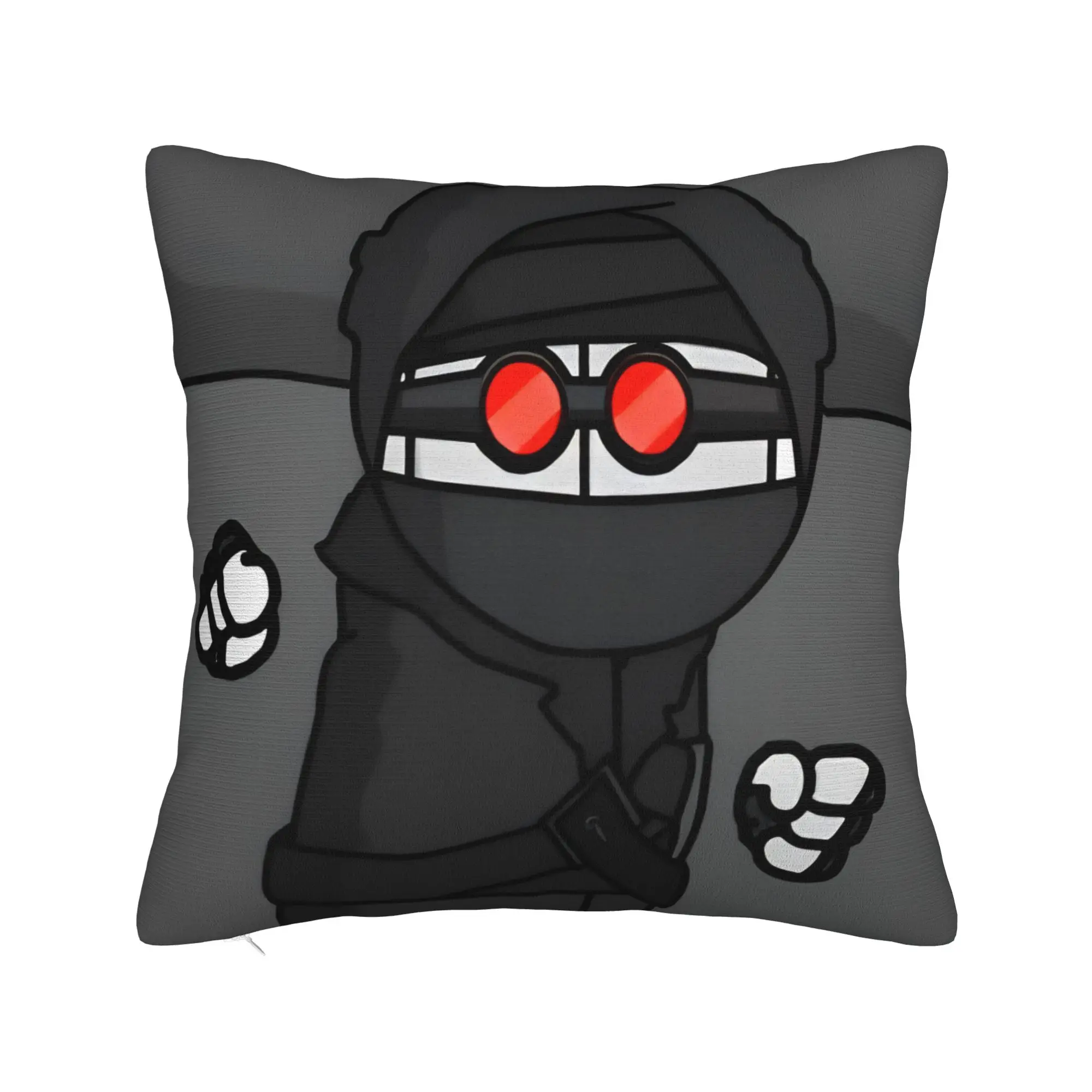 Decorative Pillow Cover MADNESS COMBAT Hank Accessories Home  Pillow Case Cover Zippered Multiple Sizes