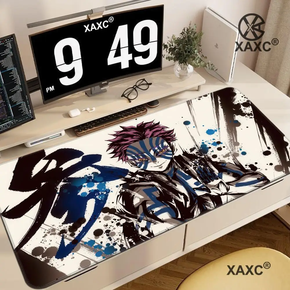 

Anime Mousepad Laptop Office Cabinet Keyboard Pad PC Desk Mat Large Mouse Pad Non-slip Rubber D-demon Slayer Akaza Extended Pad