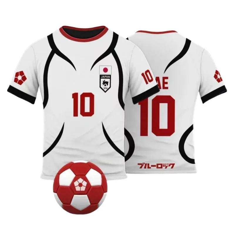 أنيمي الأزرق قفل #   10 SAE قميص كوسبلاي لكرة القدم جيرسي #   2 أزياء أوليفر أيكو التأثيرية #   13 زي كرة القدم شيدو طباعة ثلاثية الأبعاد