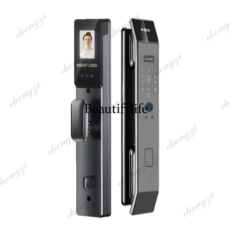 Smart facial recognition password lock door visual cat eye smart door automatic fingerprint lock