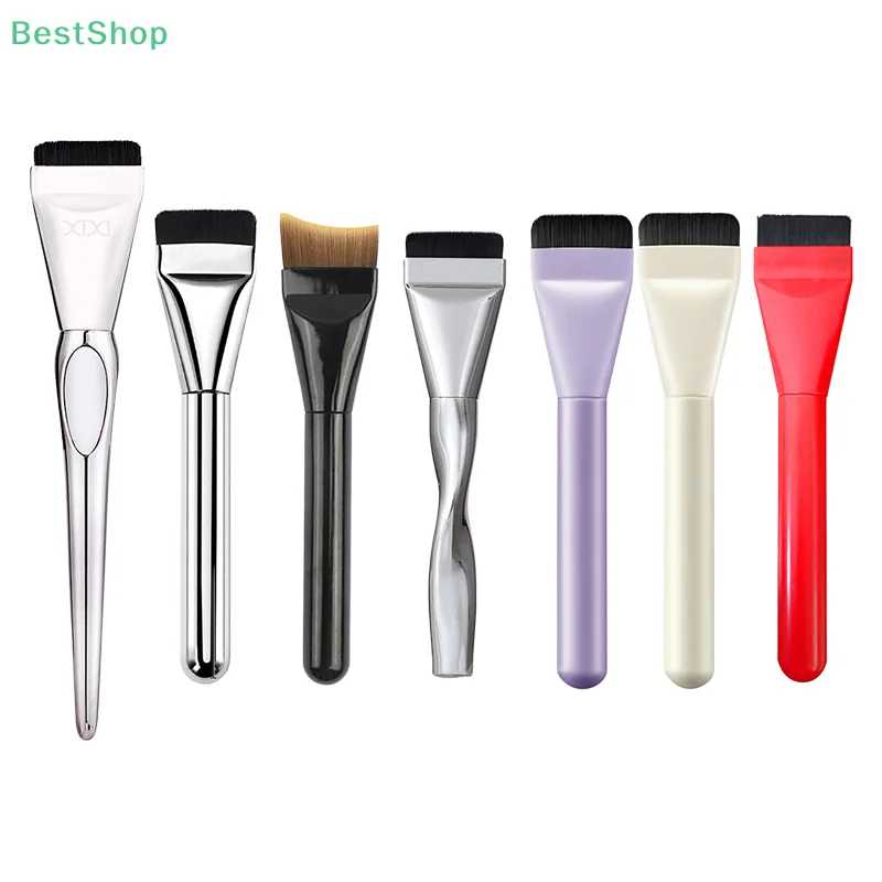 ♥ Pinceau plat ultra-fin pour fond de teint, pinceau de maquillage anti-cernes sans couture, pinceau pour contour du visage