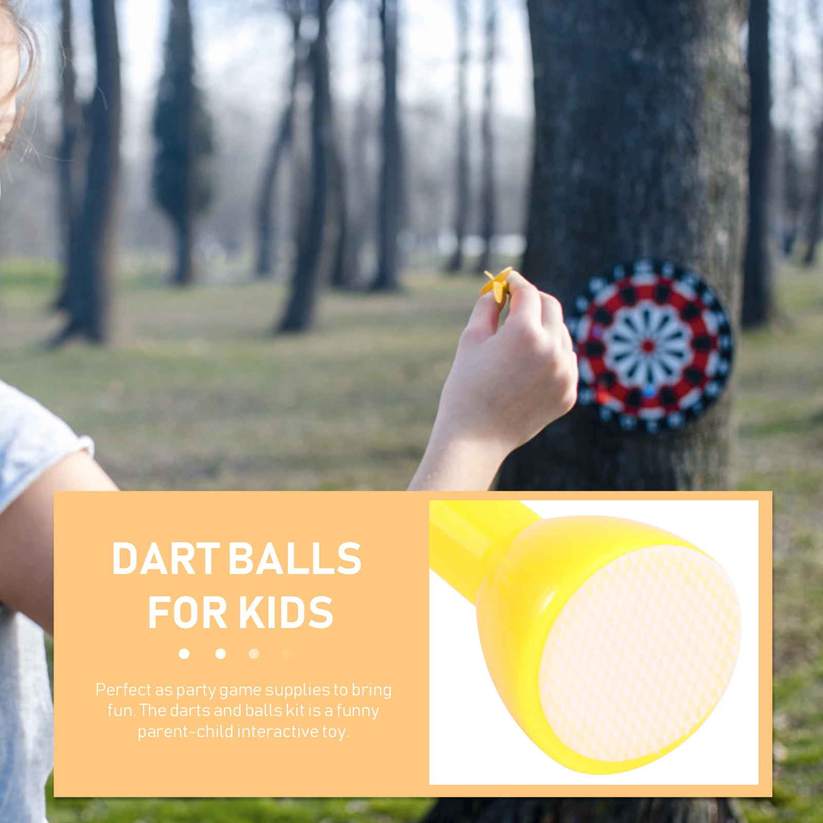 18 個のダーツ粘着ボールセットボール子供のおもちゃプラスチック子供用