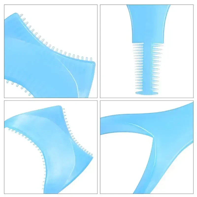 CNKESS Wholesale Mascara Shield Applicator Guard Plastic False Eyelash Tools Makeup Gadgets Comb Lashes Applying Stencil Buddy