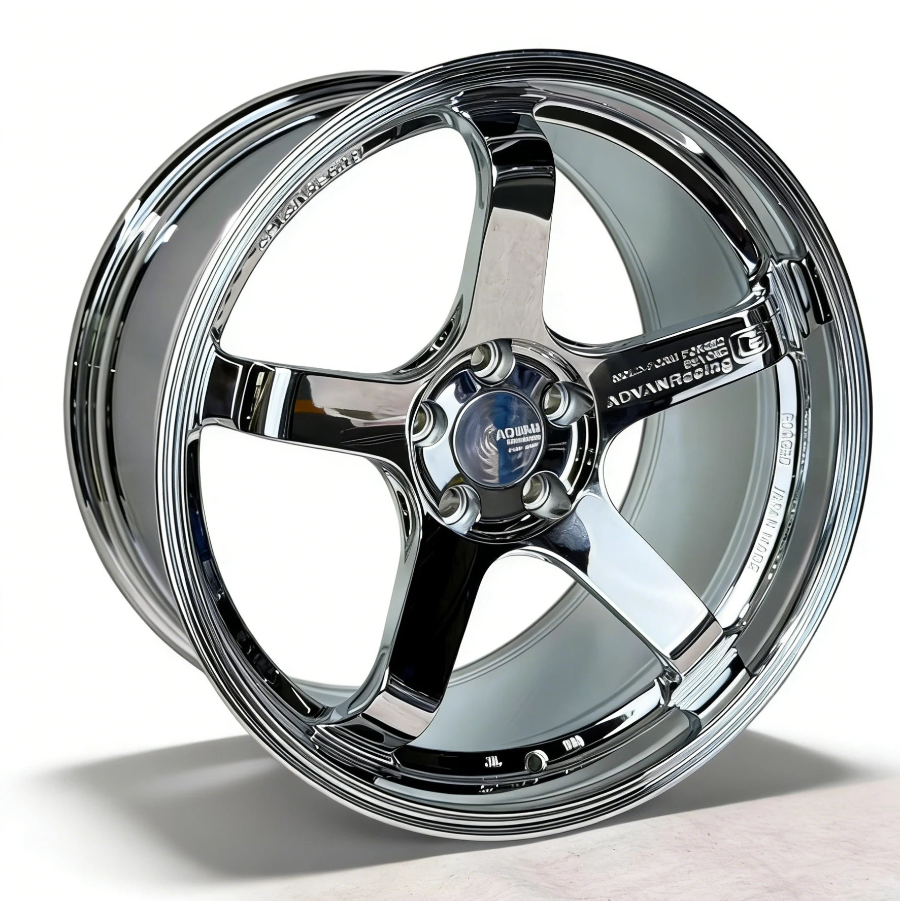 Alloy Wheels 15 16 17 18 Inch 5 Spoke for JDM Rims Deep Lip 4x100 5x100 5x114.3 Cheap Price