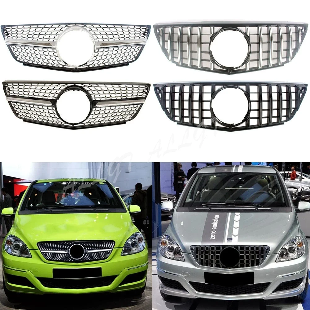 Front Grill Center Hood Modified Grille Vent Bumper For Mercedes-Benz B-Class B150 B160 B170 180 B200 W245 2009 2010 2011