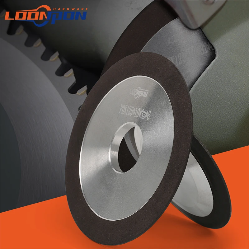 125mm/150mm Diamond Grinding Disc Sharpening Diamond Wheel for Tungsten Steel Milling Tool Carbide Metal 1Pc