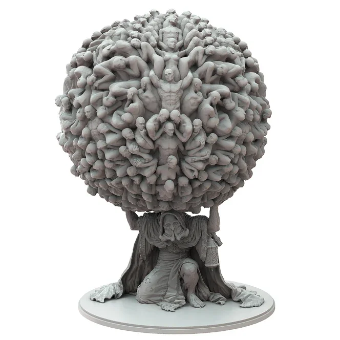 150mm  Resin model kit self-assembled and colored  A-1839