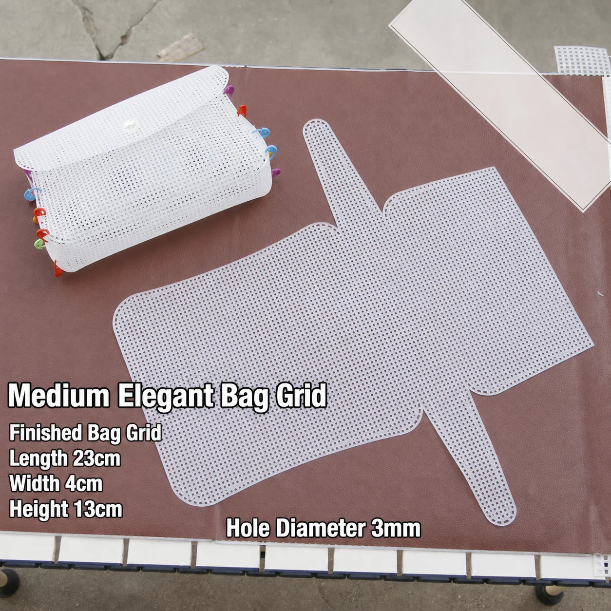 Plastic Pre-Cut Mesh Sheets for DIY Crafts