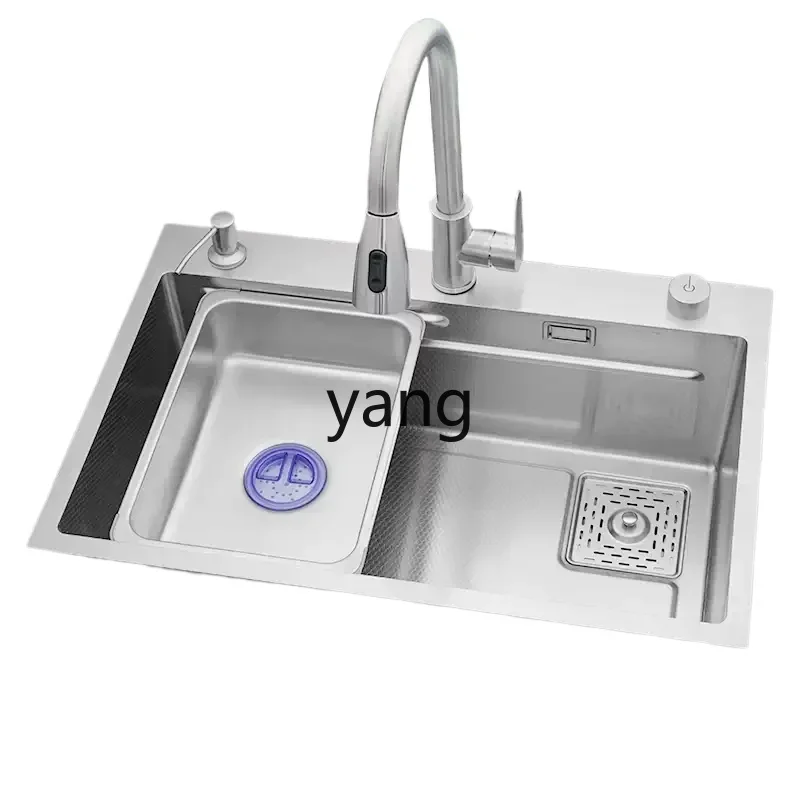 CX stainless steel honeycomb embossed sink large single slot under the counter basin kitchen vegetable basin