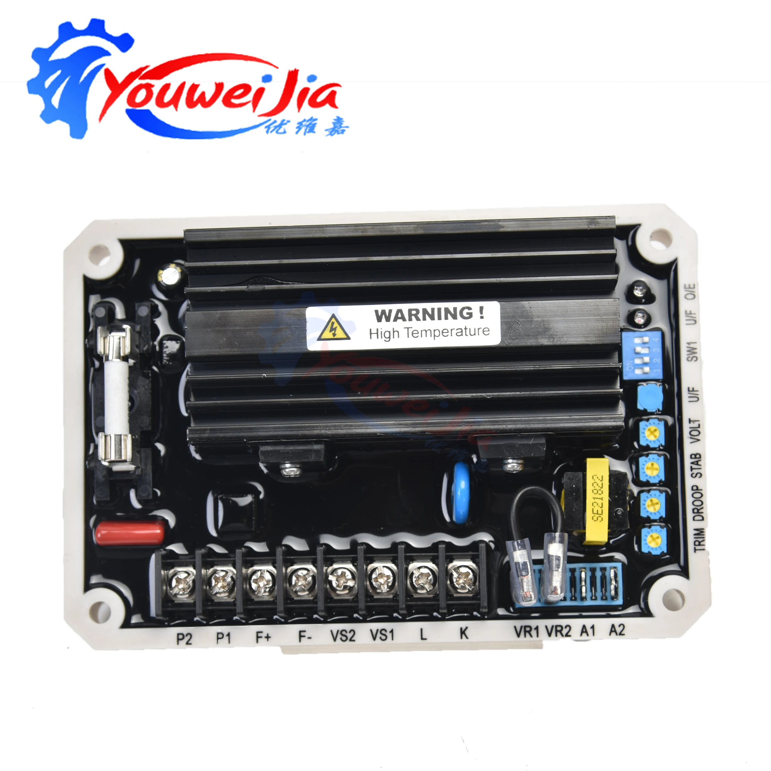 AVR EA16A Automatic Voltage Regulator 16KVA 16A for Kutai Brushless Generator 400HZ with PLC Paralleling Controls