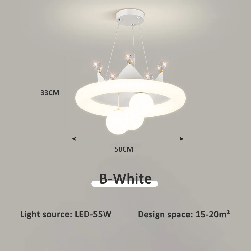 2025 Nieuwe Kinderkamer LED Hanglamp Woonkamer Restaurant Jongen Meisje Slaapkamer Volledige Spectrum Eye Kroonluchter Home Decor Licht