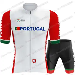 2024 Portugal Radsporthemd Set Nationalmannschaft Radfahren Kleidung Männer Männer Road -Shirts Fahrrad Bike Bermuda MTB Kleidung 8 Hauptverkauf nationale Lieferanten - №5