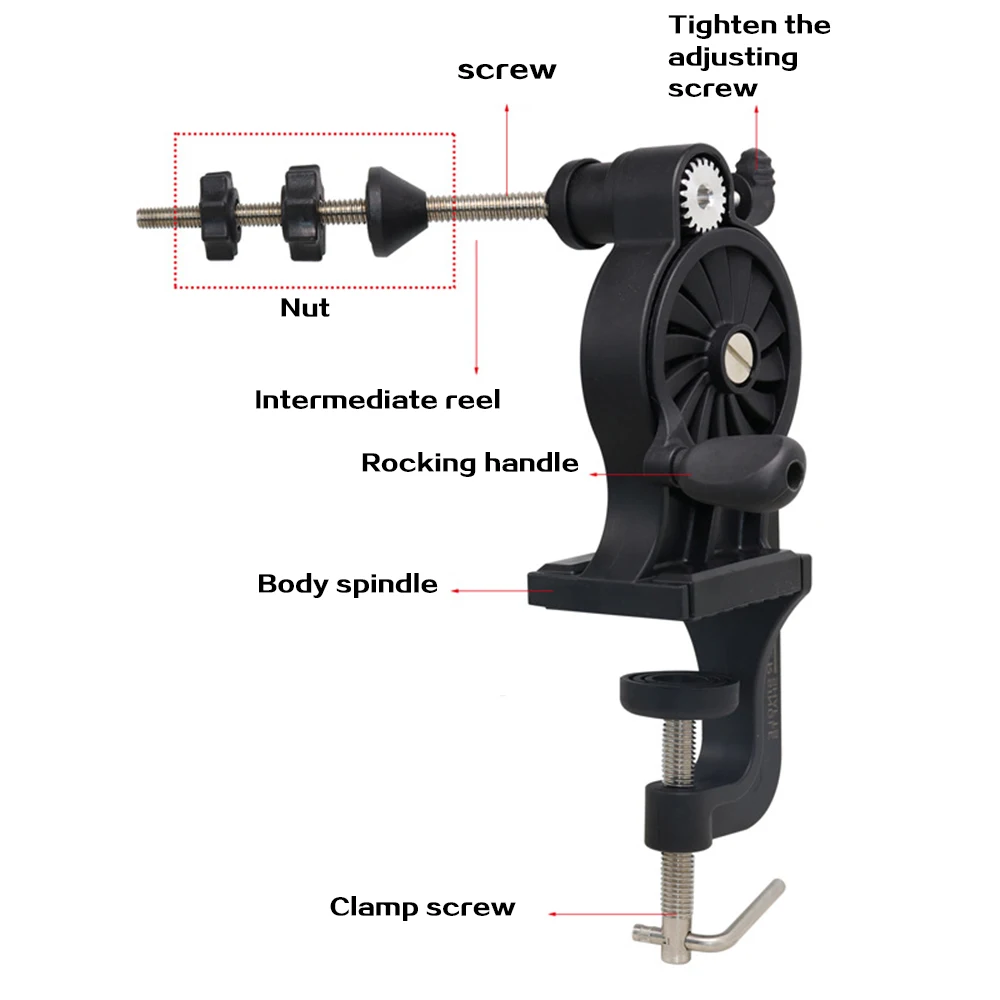 3.5:1 Gear Ratio 8 Dia. *100 Mm One Shafts Recycler Fishing Line Winder