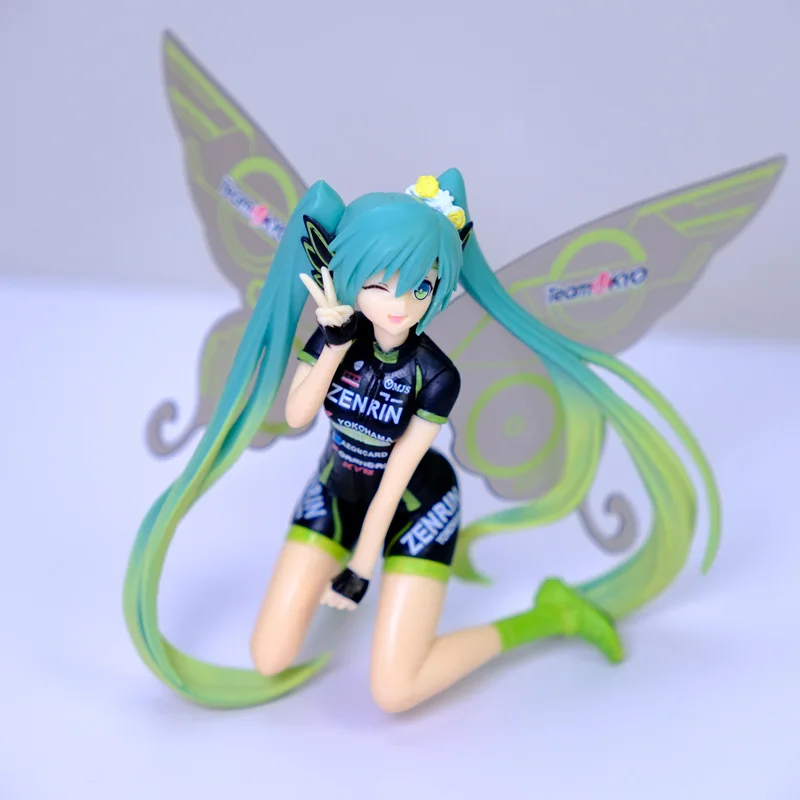 

New Anime Beautiful Butterfly Hatsune Miku Action Figure Anime Collectible GK Model Children Kawaii Kids Friends Birthday Gift