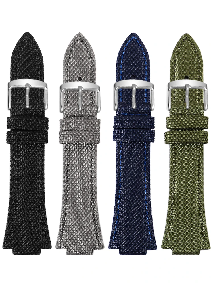 مناسبة لحزام ساعة كاسيو GST-B400 EFB-680 حزام ساعة قماش نايلون لتسلق الجبال #5