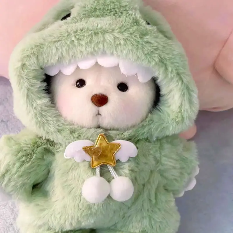 

30cm Little Bear Cute Kawaii Stuff Toy Children Play Toys Fashion Play Fun Handmade Room Ornament Toy Girl Birthday Gift