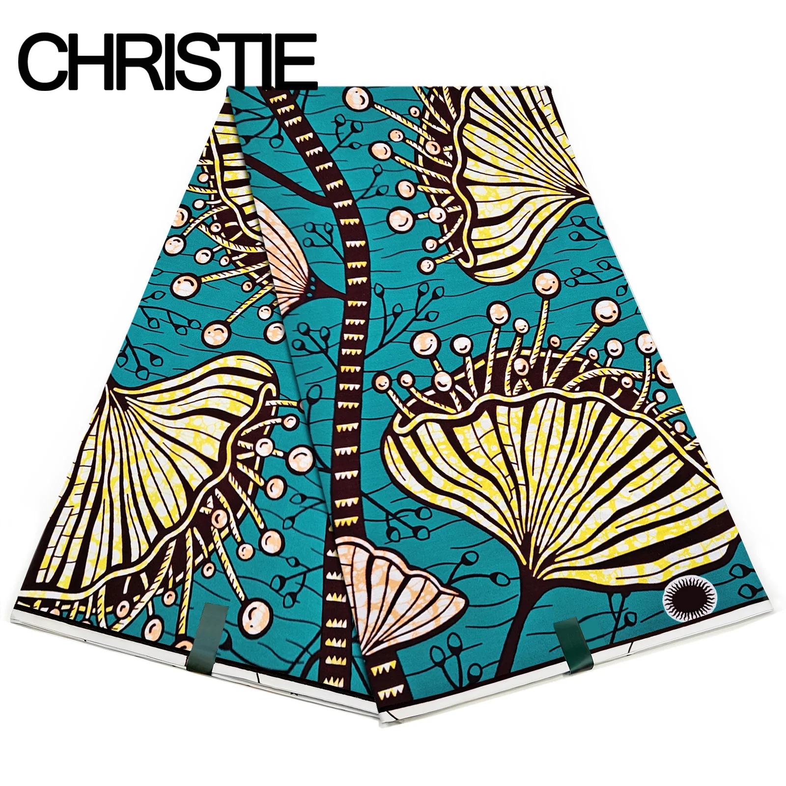 

Лидер продаж, аутентичная ткань Анкара, воск, суперткань, красочная ткань, 6 ярдов для шитья одежды или праздничных платьев, дышащая