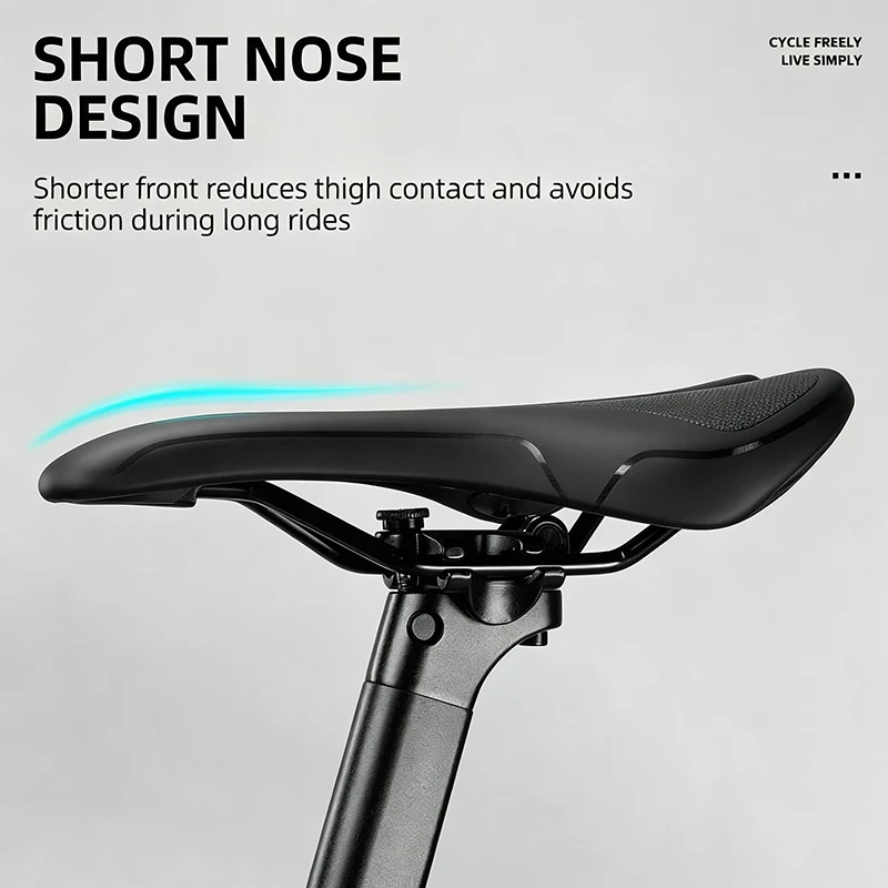 OFFBONDAGE Bicycle Saddle MTB Mountain Road Bike Seat Hollow Gel Comfortable Cycling Cushion Exercise Bike Saddle for Men Women