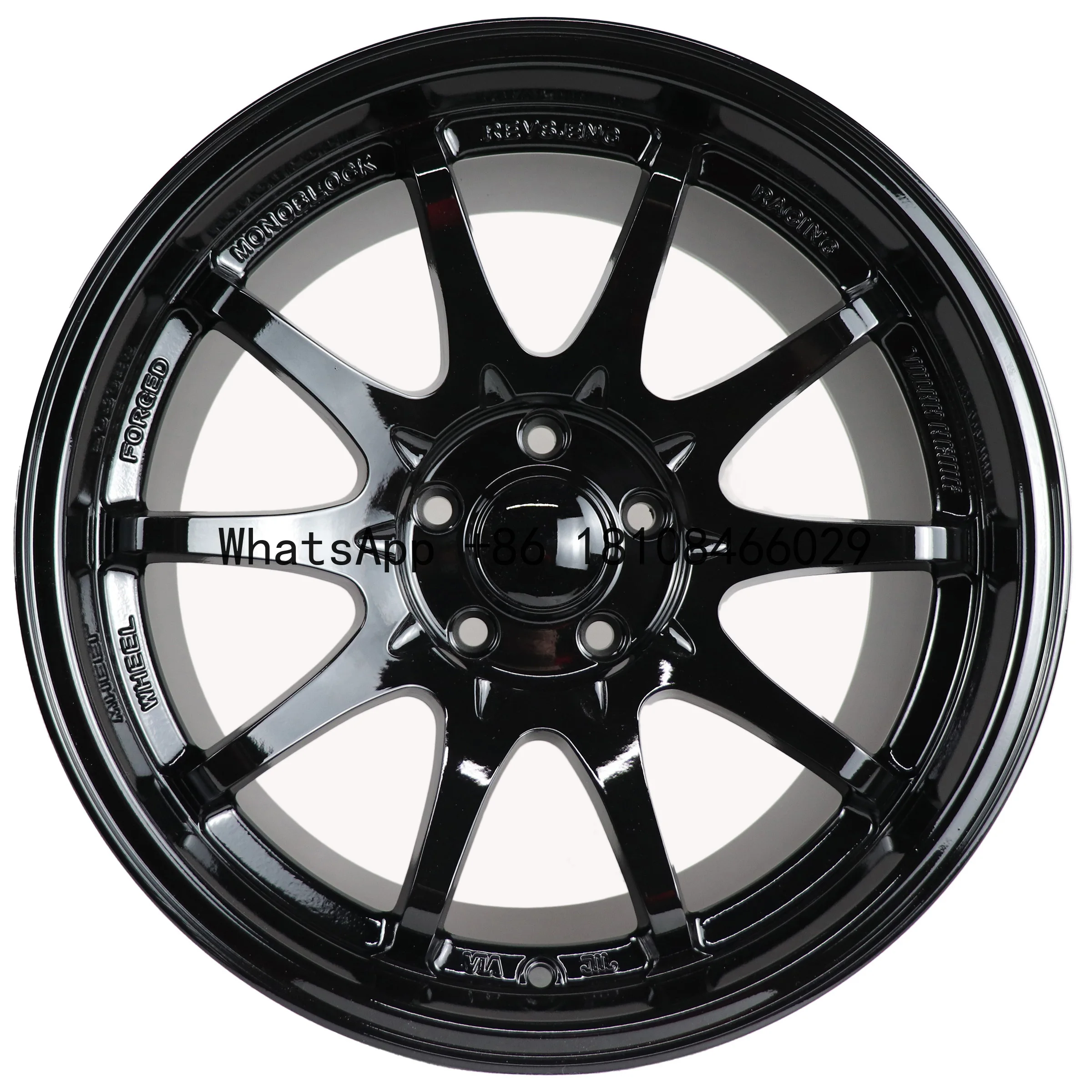 Weiya JT030 staggered 18X9.5 18X10.5 5X114.3 6X139.7 black cast wheels for sport cars