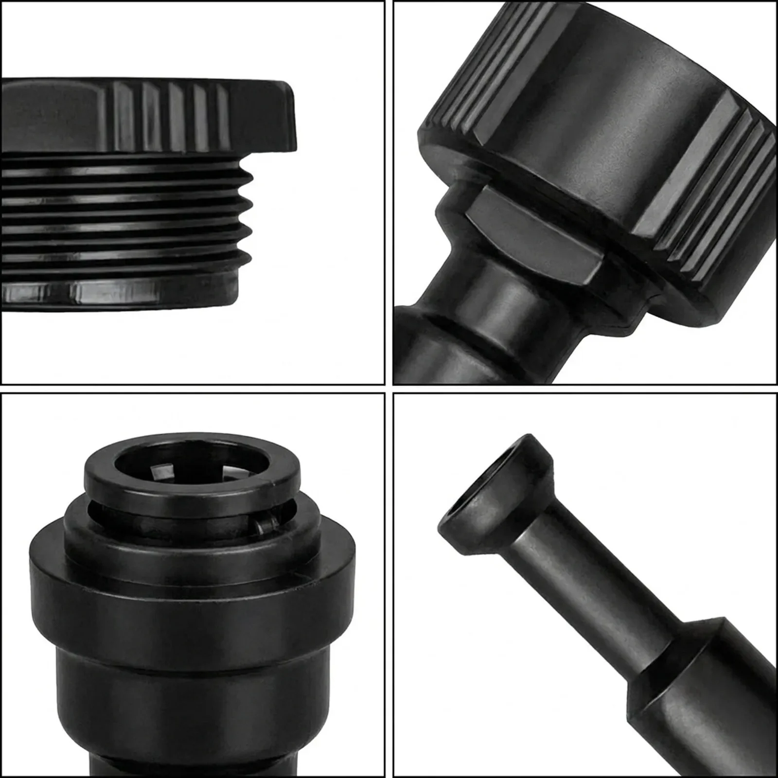 8mm Microtubing Connectors for Drip Irrigation Greenhouse Nursery and Vertical Garden Applications with Sealing Block Set