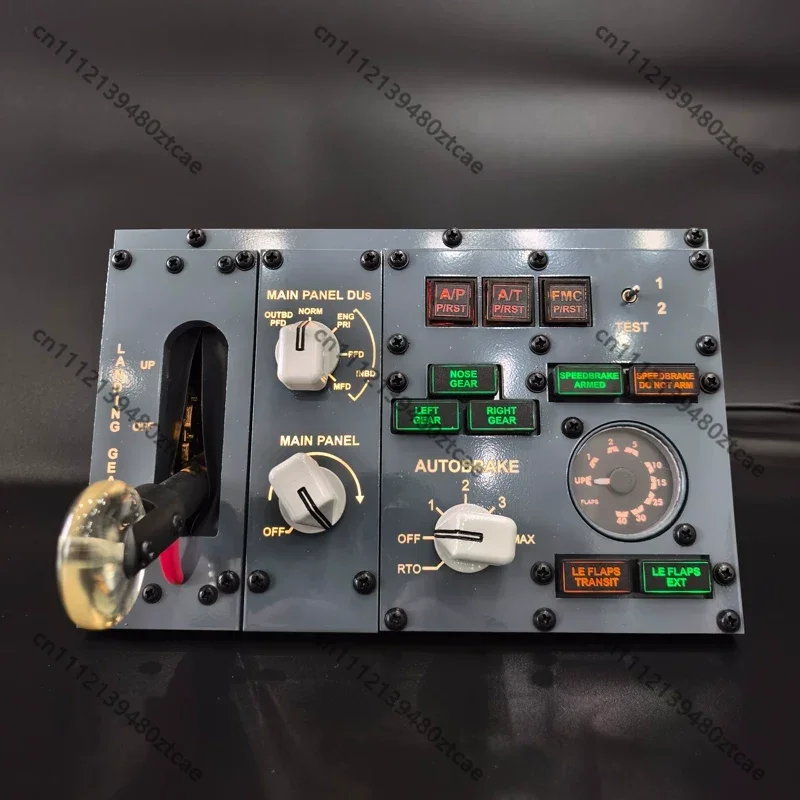 Screen-less Aviation Simulator Instrument Panel Desktop Cockpit Training Control Module Flight Simulation Peripheral For PC