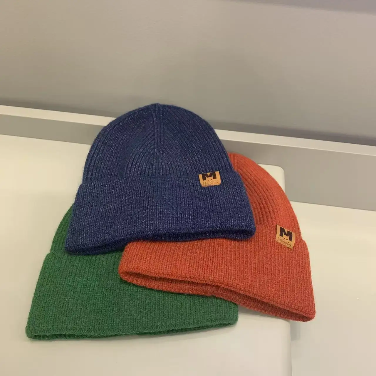 M standardhat men'sandwomen'sautumnandwinterwarmwoolhatwomen's fashion trend Koreanversionknitted bagheadcoldhaircold protection