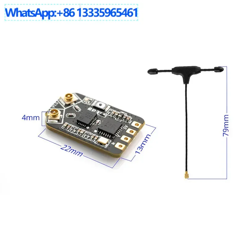 

2PCS Radiomaster RP3 ELRS diversity receiver, dual antenna, high sensitivity and low latency