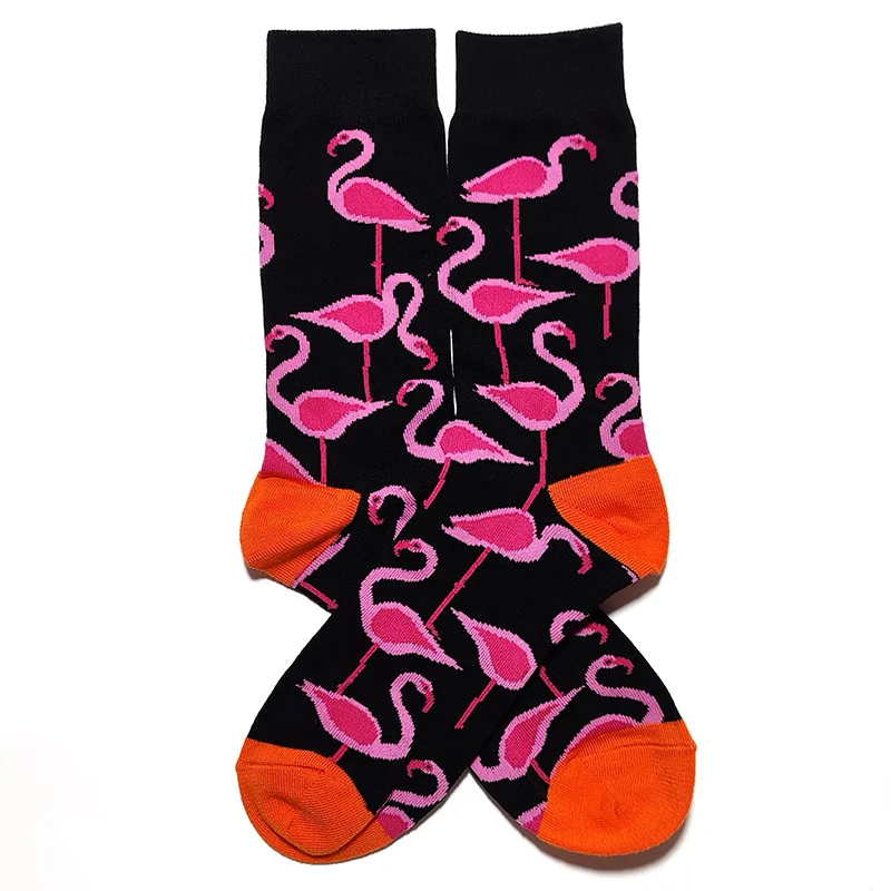 39 نمط الكرتون الرجال الجوارب الذهبي Retriev الحدود الكولي الكلب الأسد ليوبارد القطن الجدة مضحك الاتجاه الشارع سكيت الجوارب الطويلة #6