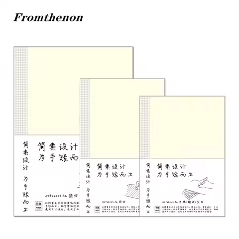 Fromthenon Journal Notebook Refill Planner Inserts Blank Grid Line Paper A5A6B6 Diary Book Inner Page School Office Stationery