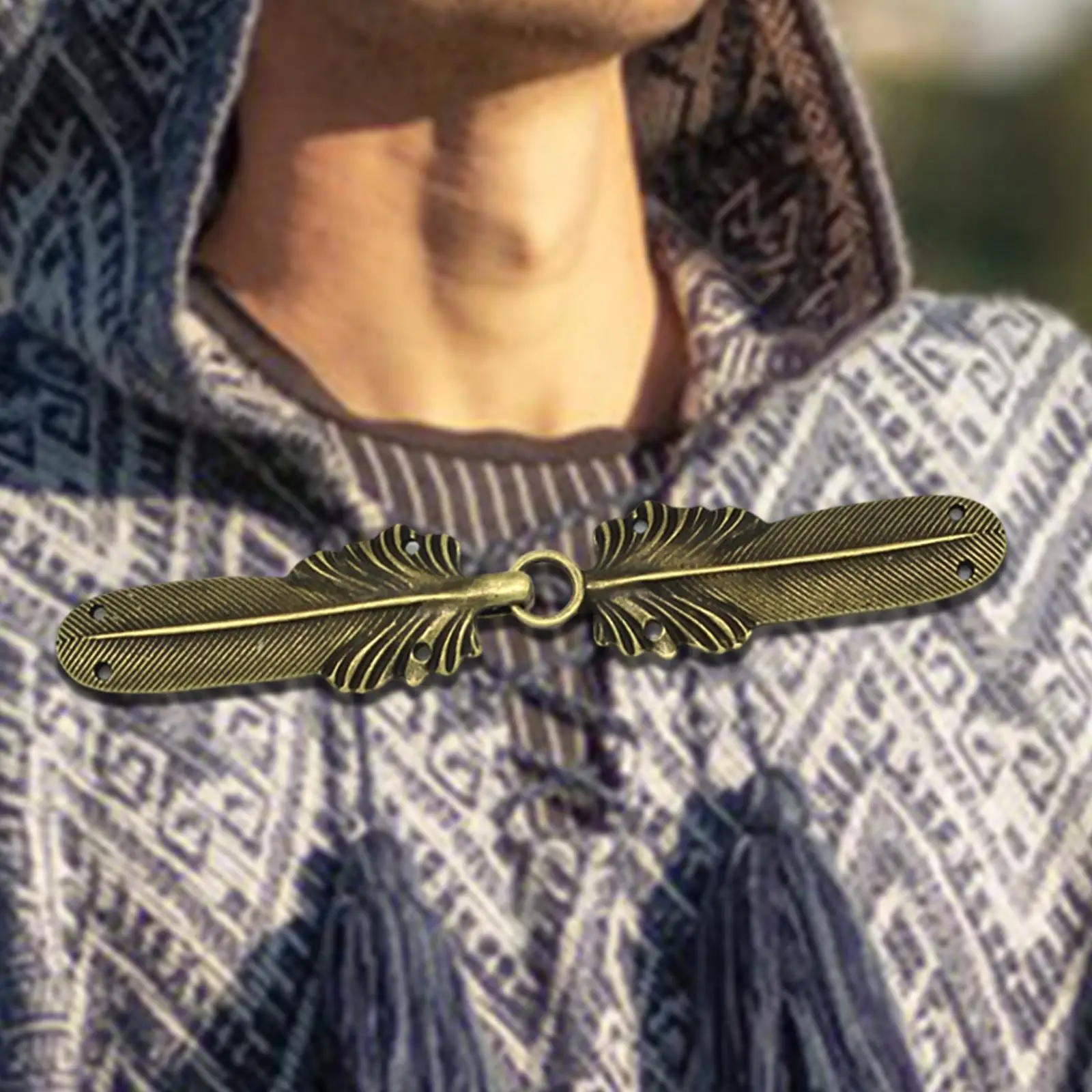 5 คู่เสื้อกันหนาวผ้าคลุมไหล่คลิปยึดเสื้อคลุม Clasps ตกแต่งโลหะสําหรับผู้หญิง