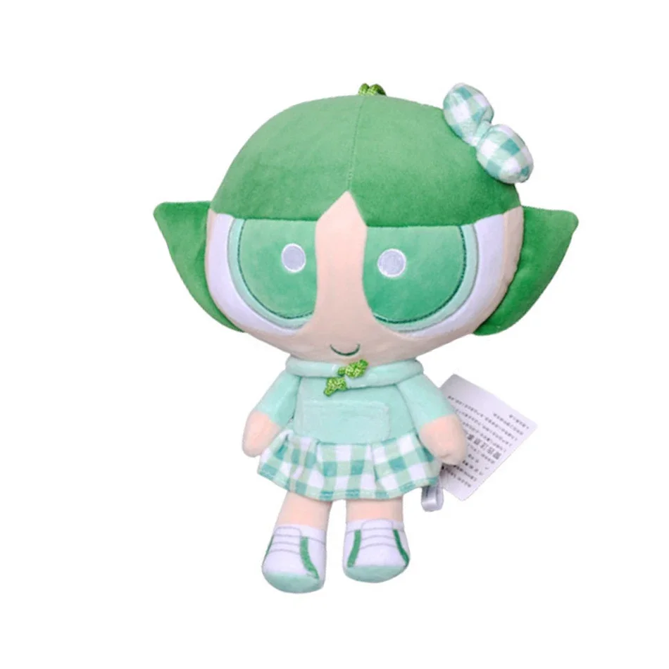 20cm Cartoon anime Powerpuff Girls Plush Toys Cute Blossom Buttercup Bubbles stuffed Plush dolls Gifts For Childr