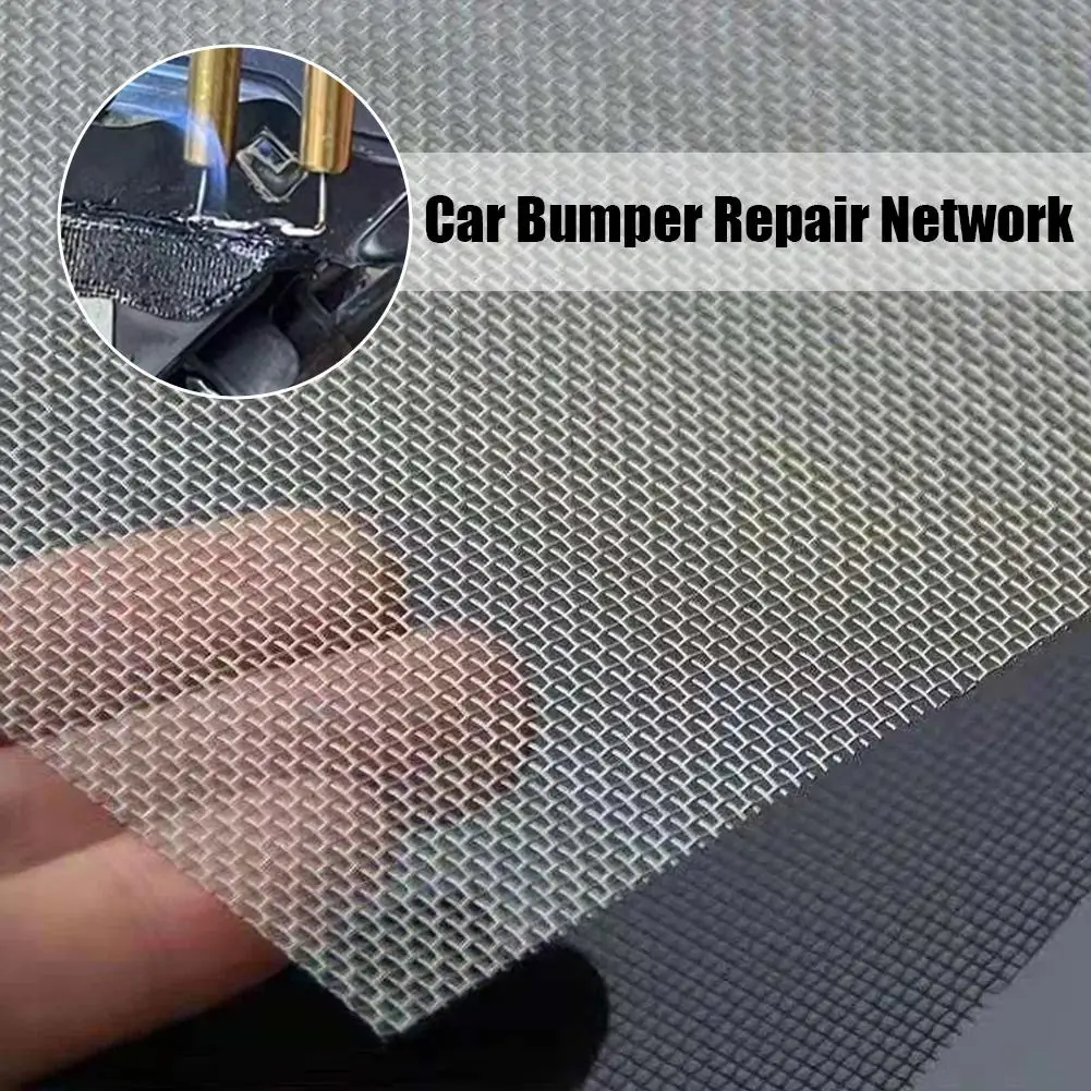 Edelstahl Reparatur Mesh Auto Stoßstange Kunststoff Loch Riss Patches Trimmbare Schweißen Draht Mesh für Auto Reparatur Schweißen Maschine