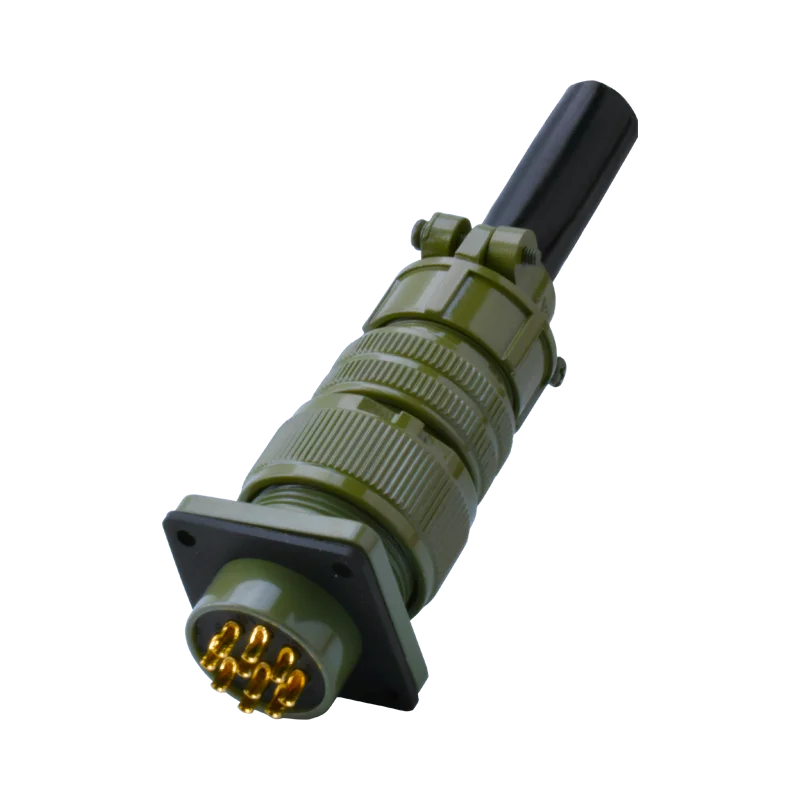 

MS5015 MS3106A 18-1S MS3102A 18-1P 10 Core 10Pin U.S. Military Standard Aviation Plug Connector