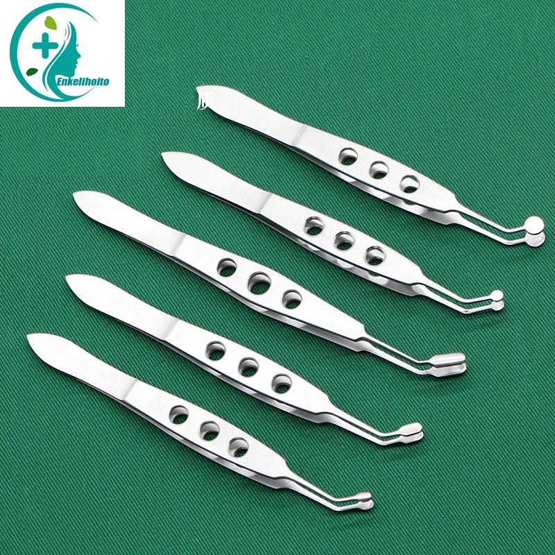 Ophthalmic Massage Forcep eye plastic surgery Tweezers Ophthalmic Surgical Forceps eyelid Tools