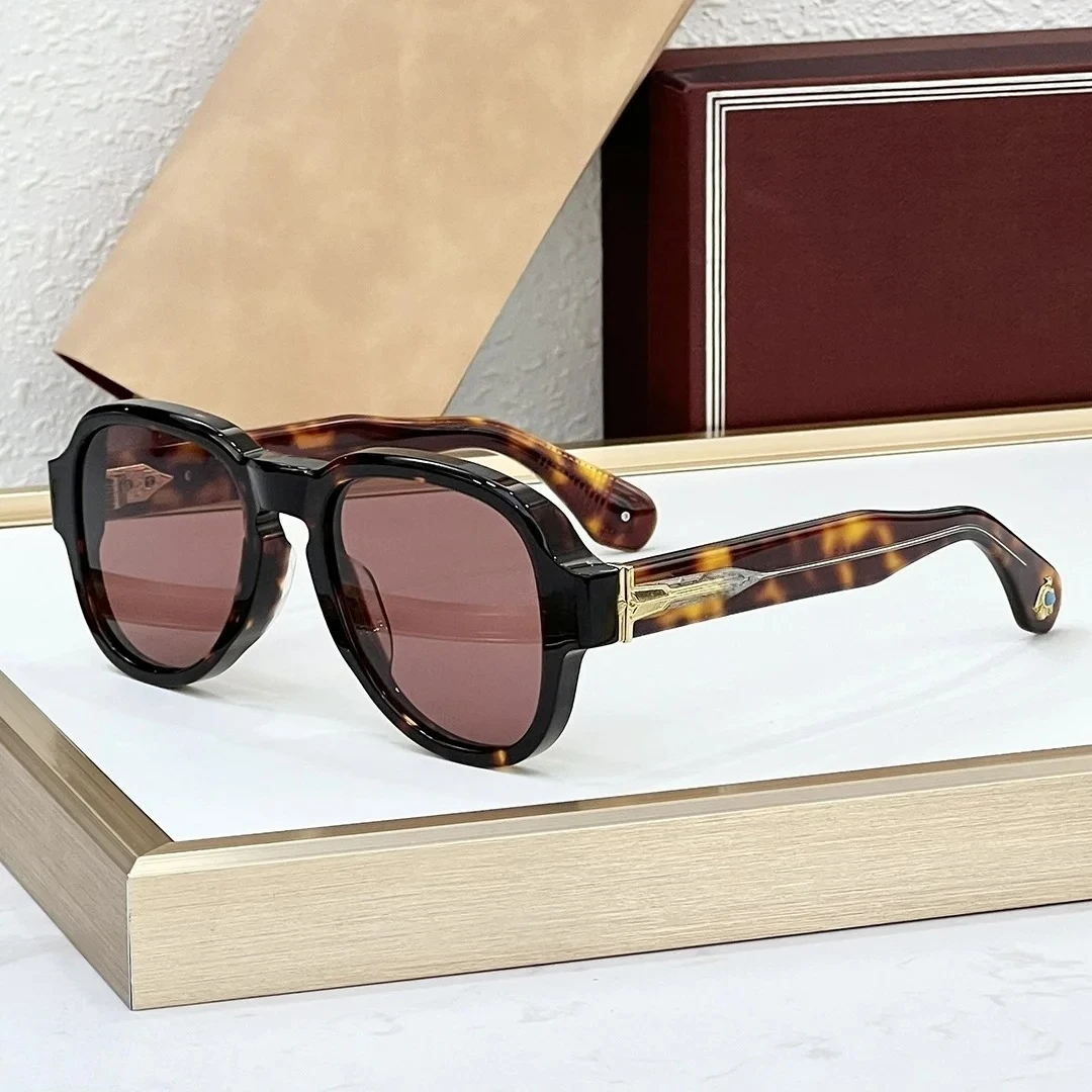 

JMM 2025 Ins RED CLOUD High Street Herrenmode Sonnenbrille Big Oval Uv400 Damen ручной работы в Японии Acetat Brillen mit Etui