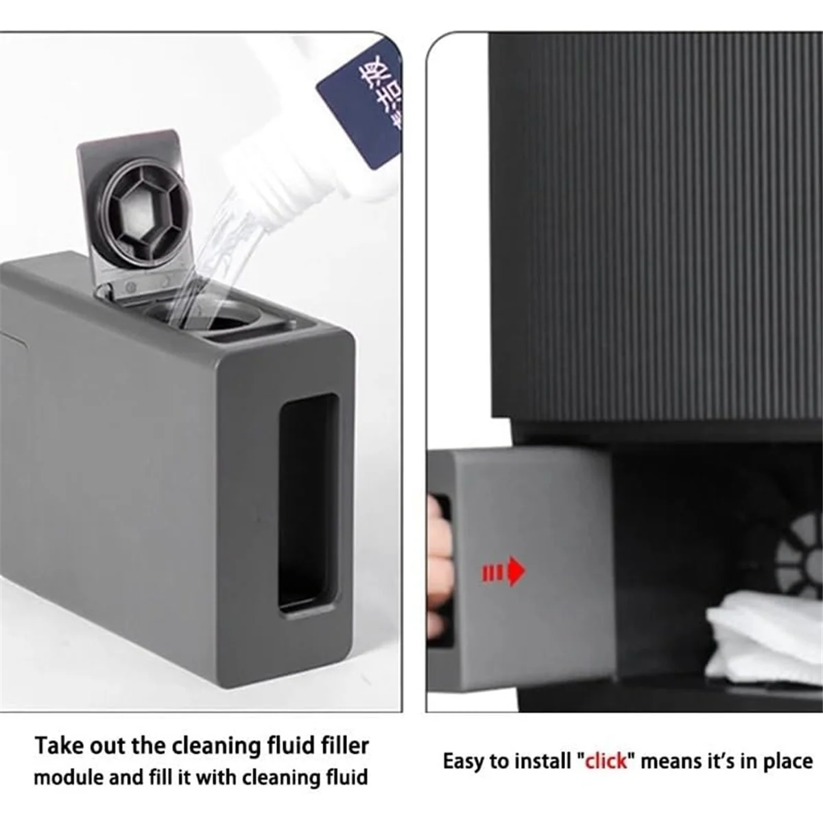 

AA97 резервуар для сточных вод, ионная дезодорация + модуль чистящей жидкости для ультра вакуумных деталей X40/X40Pro/X40Pro Plus/X40Pro