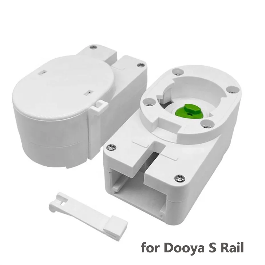 2pcs Dooya 52 Gearbox for Dooya S Rail,Trietex rail,for Dooya DT/KT52,DT/KT320,DT360 Motor,with End Hook and lock fix holder