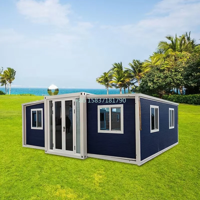 Quickly Build Tiny House Collapsible Double Wing Home Container House Expandable Prefabricated Container House Rooms for Camping