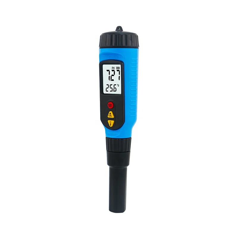 2024 10pcs Professional Pen Type Penetrating PH Meter Tester for semi-solid substances in food production and processes