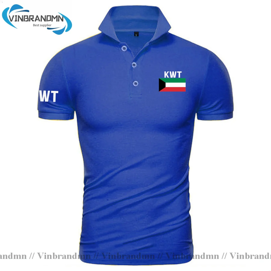 Kuwait Kuwaiti Polo shirts Men Short Sleeves Fashion Brands Shirts New Design Country 2023 Cotton Nation Team Flag al-Kuwait KWT