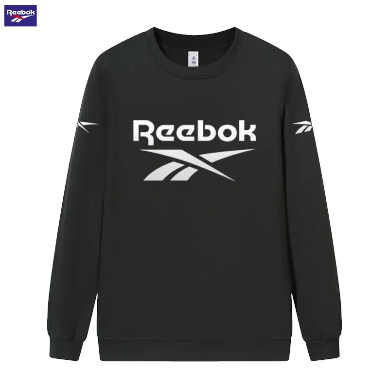Reebok brand - Men's and Women's Trendy Casual Shirt - Round-neck Hoodie - Personalized Sport Shirt - Fashion Street Style Comfo
