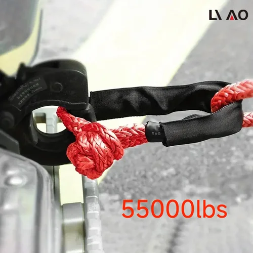 Manillas blandas sintéticas de 55.000 libras Max Break StrengthInch Recuperación de grilletes todoterreno