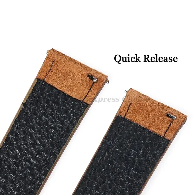 Bracelet de montre Vintage en cuir suédé, 18mm 20mm 22mm, pour Seiko, Huawei Watch GT4/GT3/2, couture faite à la main, Bracelets à dégagement rapide