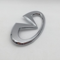 1pcs 3D ABS 123mmX63mm car emblem Rear Trunk Tail Bumper Decals badge sticker Decal styling Accessories