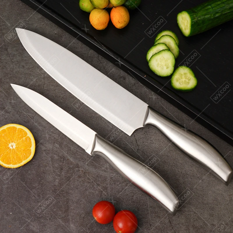 Multi-Purpose Kitchen Knife Chef Knife Stainless Steel Kitchen Knives Melon Fruit Knife Meat Cleaver Slicing Kitchen Cooking